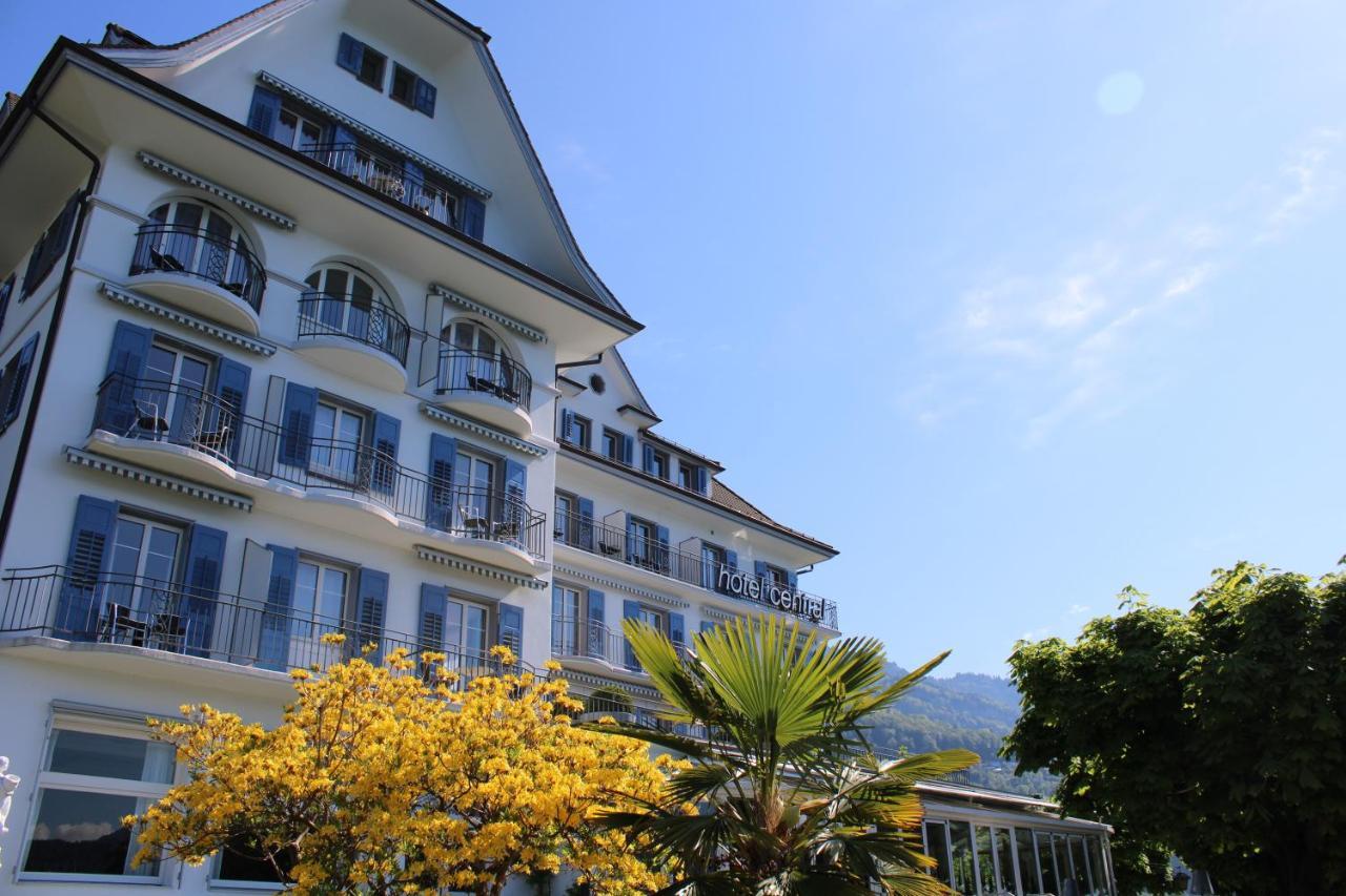 Hotel Central Am See Weggis Exterior foto